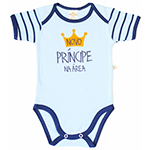 Body Frases Best Club Baby Bordado Azul Claro