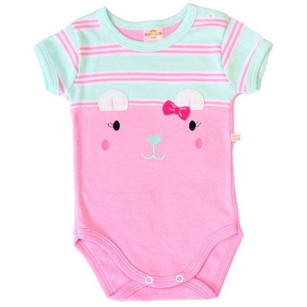 Body Best Club Baby Bordado Rosa